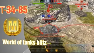 Мастер на Т-34-85 World of tanks blitz