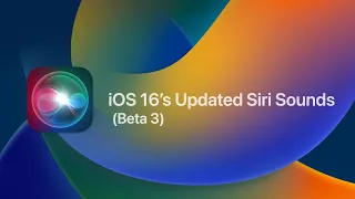 iOS 16's Siri Sounds