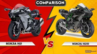 Kawasaki Ninja H2 Vs H2R - Know Which Is Better! | Detailed Comparison | Autofiction