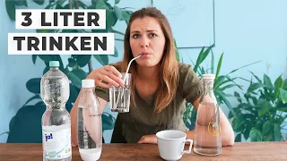 Ich versuche, jeden Tag 3 LITER zu trinken und DAS passiert - Selbstexperiment