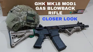 GHK MK18 MOD1 GBBR/CLOSER LOOK