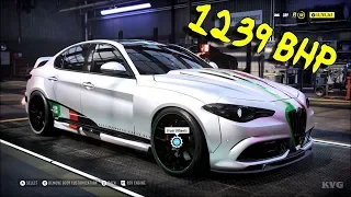 Need for Speed Heat - 1239 BHP Alfa Romeo Giulia Quadrifoglio 2016 - Tuning & Customization Car HD