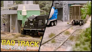 Realistic Operations - BAD TRACK and Branch Lines in HO Scale