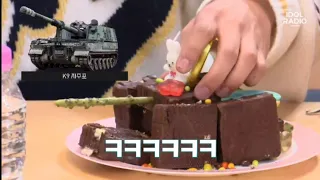 [온앤오프/이션] 컴백기념 케이크 탱크모양으로 만드는 군필아이돌 어떤데