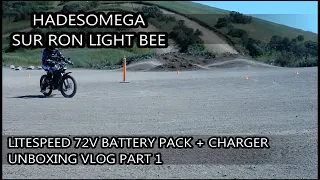 Litespeed 72V Sur Ron Light Bee Battery + Charger Unboxing Part 1