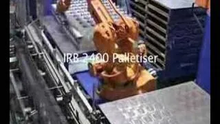 ABB Robot - Industrial Application - PET Bottle Palletizing