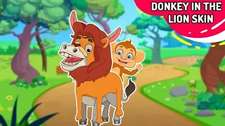 The Donkey In Lion's Skin Story For Kids. #superzoma #learning #story #kids