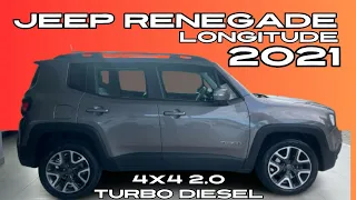 Jeep Renegade Longitude 2.0 Diesel 4x4 2021. Detalhes: Consumo, valor de mercado.  Vale? #jeep #suv