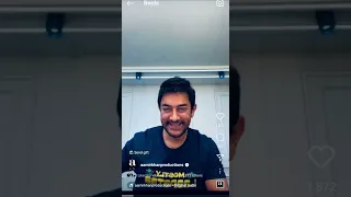 Aamir Khan latest in Instagram live video world biggest Lego star ￼
