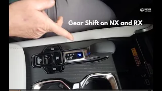 Lexus NX and RX Gear Shift Tutorial | How to change gears