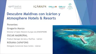 Descubre Maldivas con Icárion y Atmosphere Hotels & Resorts