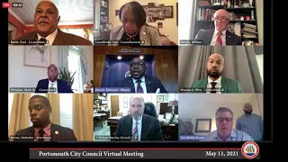 Portsmouth City Council Virtual Meeting May 11, 2021 Portsmouth Virginia