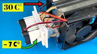 how to make peltier air conditioner peltier module , homemade ac