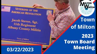 Milton Town Board   3-22-23