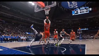 Luka Doncic injured after scary fall and limps off court vs Pelicans