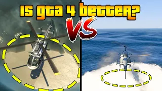 IS GTA 4 REALLY BETTER THAN GTA 5? (GTA 5 VS GTA 4 ULTIMATE FACE OFF 2)