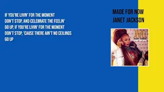 MADE FOR NOW-Janet Jackson ft.daddy yanke(official lyrics)