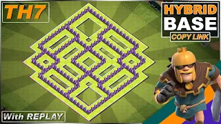 NEW TH7 Base with REPLAY 2021!! Town Hall 7 Base with Copy Link - Clash of Clans