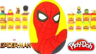 Huevo Sorpresa Gigante de Spider Man De Regreso a Casa en Español de Plastilina Play Doh