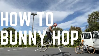 How to bunny hop a MTB! Beginner Tutorial!