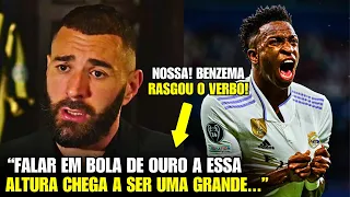 🚨 EITA! Olha o que o BENZEMA FALOU HOJE sobre o VINI JUNIOR!