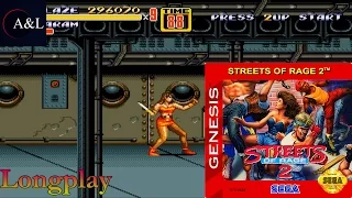 Streets of Rage 2 - Full Walkthrough [4K:60FPS] [No Commentary]