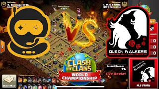 Spacestation Gaming VS QueeN Walkers Stephanie | coc world championship qualifiers stage 3