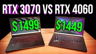 RTX 3070 vs RTX 4060 Gaming Laptop GPU Compared! 10+ Game Benchmarks! Zephyrus G15 vs Zephyrus G16!