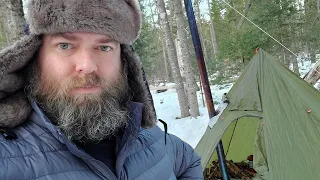 Winter Camp in the Woods No Talking ASMR