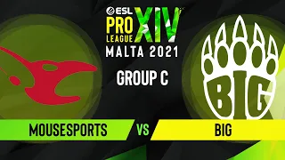 CS:GO - BIG vs. mousesports [Dust2] Map 2 - ESL Pro League Season 14 - Group C