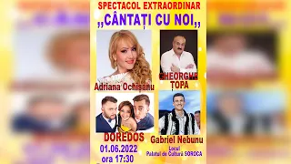 Concert de zile mari la Soroca cu Adriana Ochisanu, Gheorghe Țopa, DoReDoS și Gabriel Nebunu