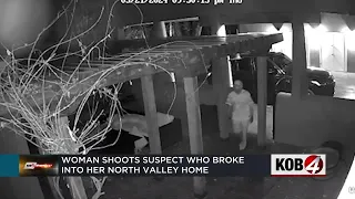 Woman shoots suspect who broke into her North Valley home