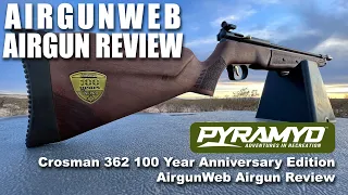 Crosman 362 100 Year Anniversary Edition - Out of the box Airgun Review by AirgunWeb