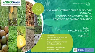 Seminario de fisiología, jornada 1: Ecofisiología vegetal en un contexto de cambio climático