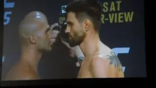 UFC 195 - Robbie Lawler and Carlos Condit weigh ins