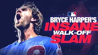 Phillies’ Bryce Harper's insane walk-off HR against the Cubs!