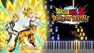 LR AGL SSJ Goku & Vegeta Morale Boost OST - DBZ Dokkan Battle - Piano Tutorial