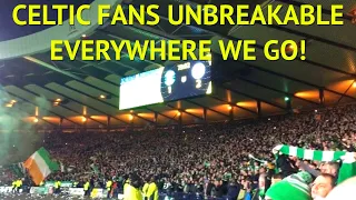 MUST WATCH! celtic fans UNBREAKABLE everywhere we go | Hibernian 1-2 Celtic Premier Sports Cup Final