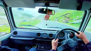 Maruti Suzuki Gypsy POV drive | Gypsy drive in Manali-Leh highway #marutigypsy #gypsy #rohtang #leh