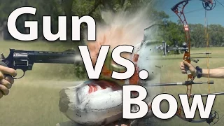 Demolition Ranch vs. ArcheryTalk (Gun vs. Bow)