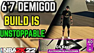 99 OVERALL 6’7 PLAYMAKING GLASS CLEANER BUILD IS UNSTOPPABLE ON NBA 2K22 CURRENT GEN 2K22 BEST BUILD