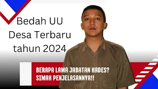 JABATAN KEPALA DESA 8 TAHUN ‼️INI POINT-POINT PENTING PERUBAHAN UU DESA NO 6 TAHUN 2014.