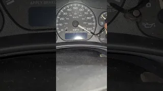 Customer States Speedometer Stuck