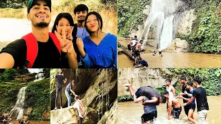 HARDEST 🔥🤯🥵🥵TREK I HAVE EVER DONE TO SEE WATERFALL WITH FRIENDS/ #JBHVLOGS