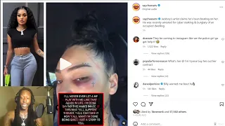 JackBoy Beats His Artist And She Proved It On Instagram