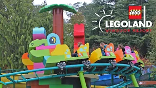 Duplo Dino Coaster in Duplo Valley at Legoland (Feb 2022) [4K]