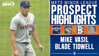 Mike Vasil punches out six, and Blade Tidwell makes his Triple-A debut for the Syracuse Mets | SNY