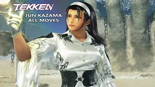 Tekken 8 jun kazama | jun kazama move list | 100 plus moves