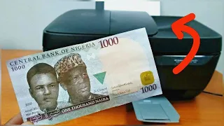 Experiment: What happens if you photocopy money (Nigeria/Naira Edition)