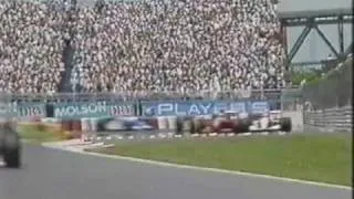 Senna and Alesi go wheel to wheel at Canada 93